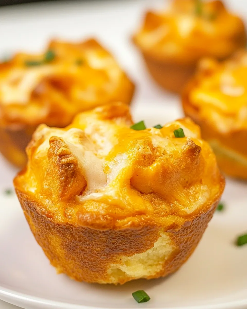 Buffalo Chicken Cupcakes