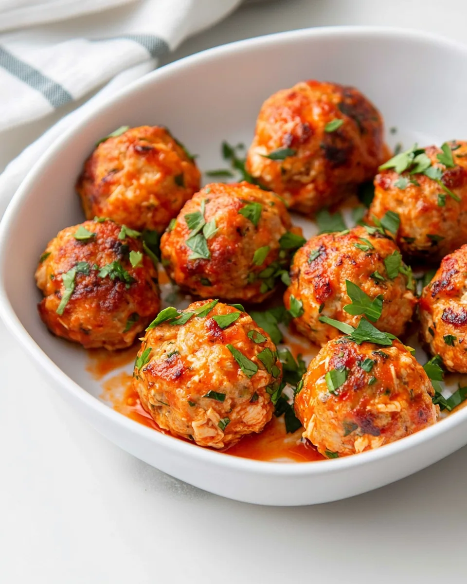 Buffalo Chicken Meatballs