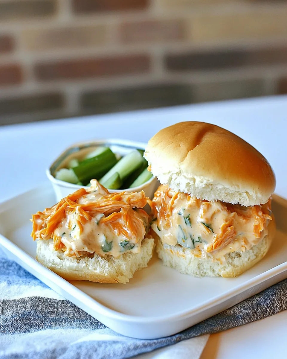 Buffalo Chicken Sliders