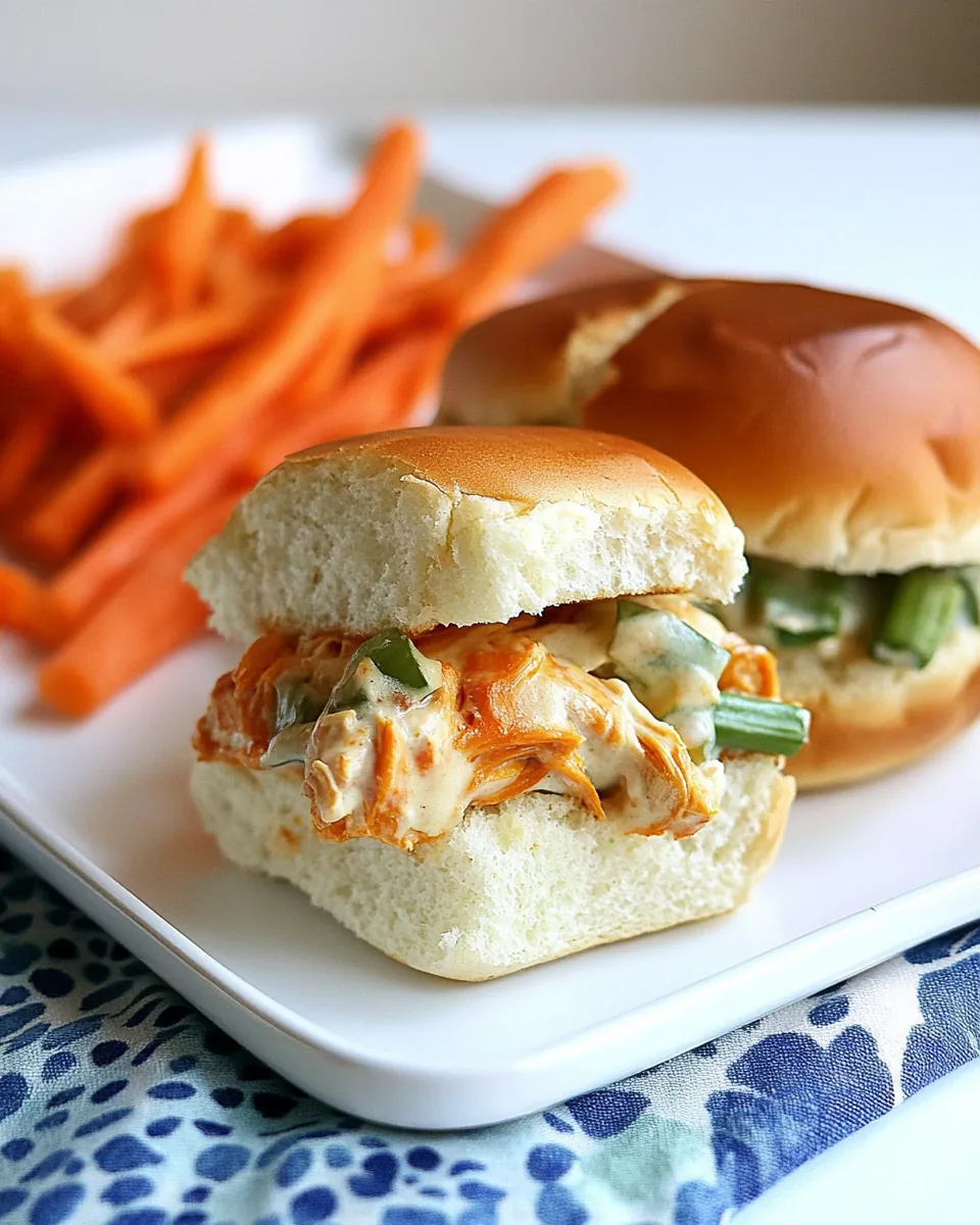 Buffalo Chicken Sliders