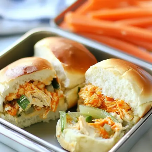 Buffalo Chicken Sliders