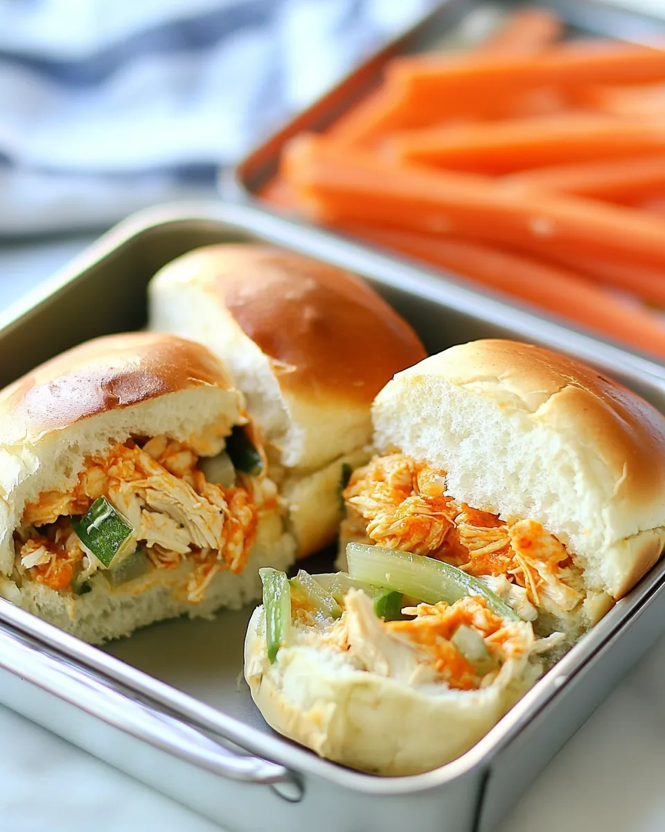 Buffalo Chicken Sliders