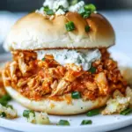 Buffalo Chicken Sloppy Joes