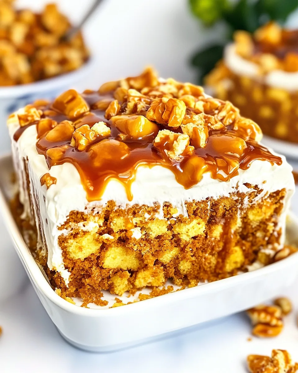 Butter Brickle Poke Cake