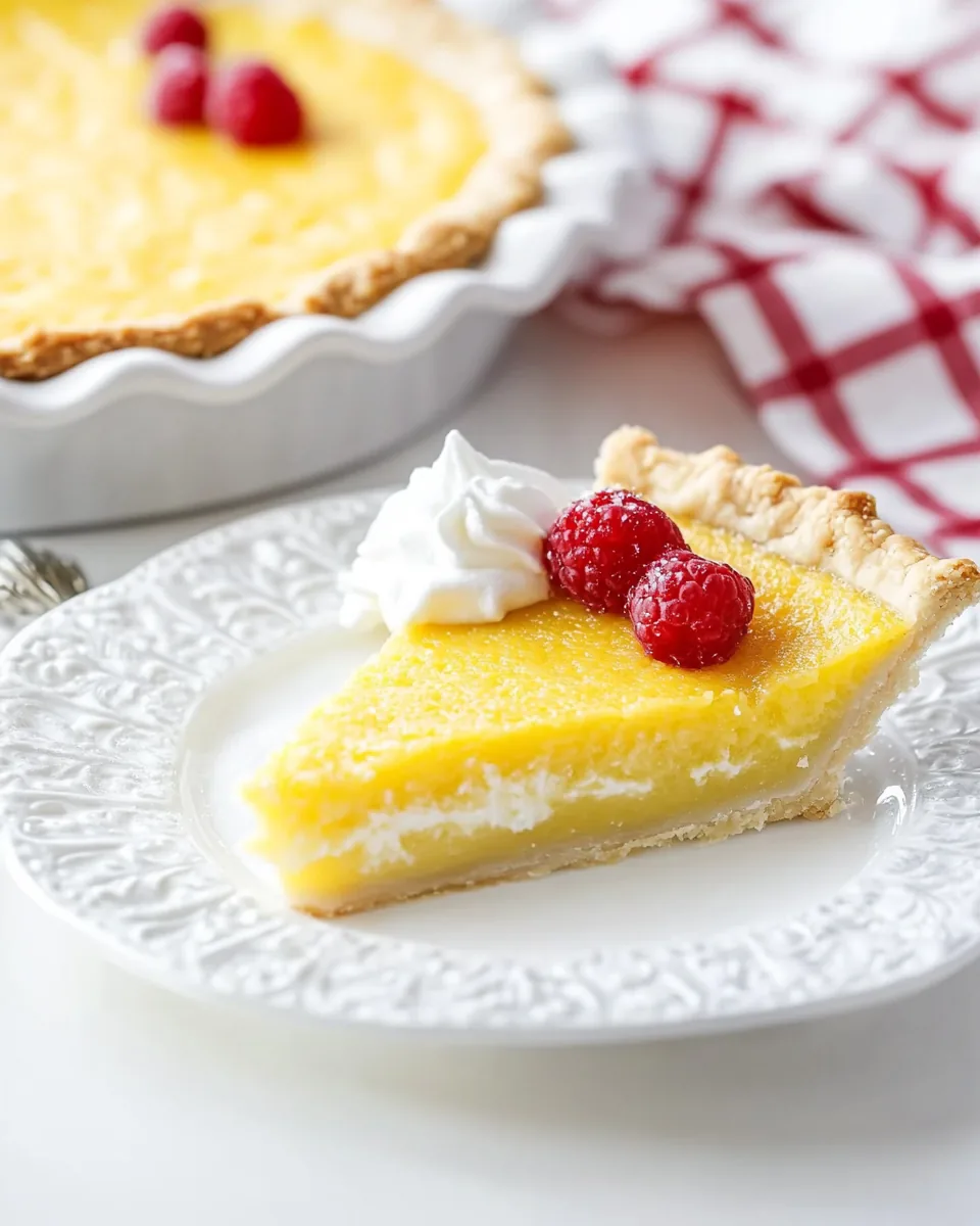 Buttermilk Chess Pie