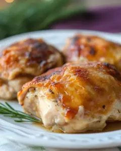 Caesar Chicken Thighs