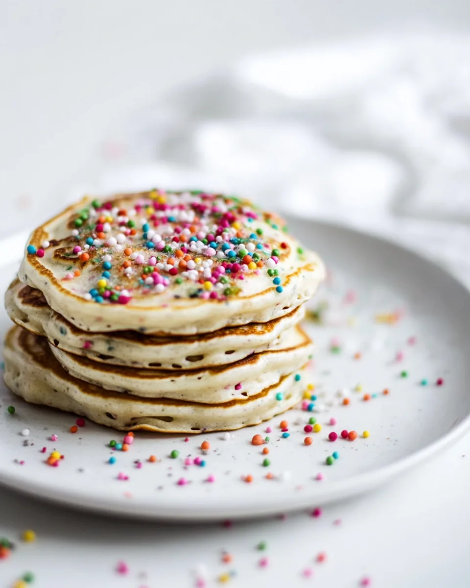 Cake Batter Pancakes