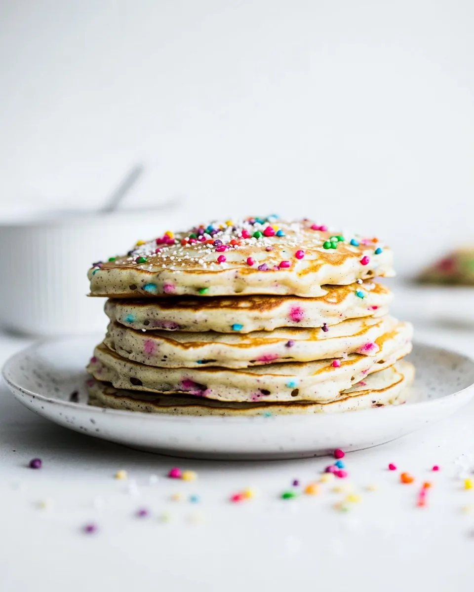Cake Batter Pancakes