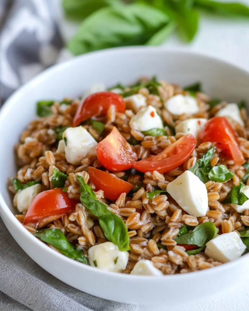 Caprese Farro Salad