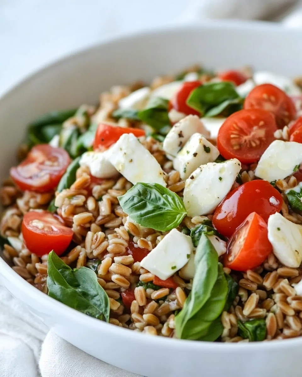 Caprese Farro Salad