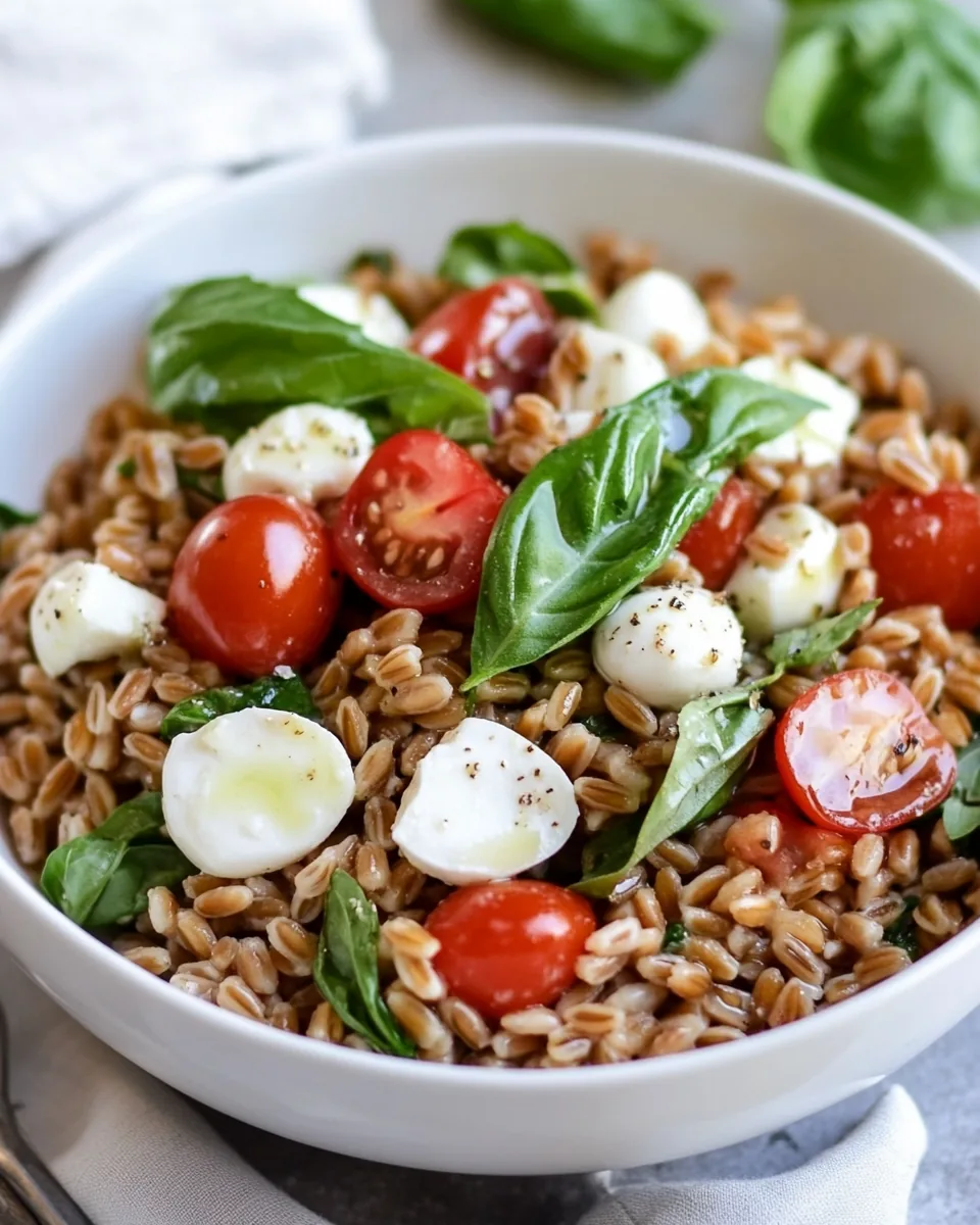 Caprese Farro Salad
