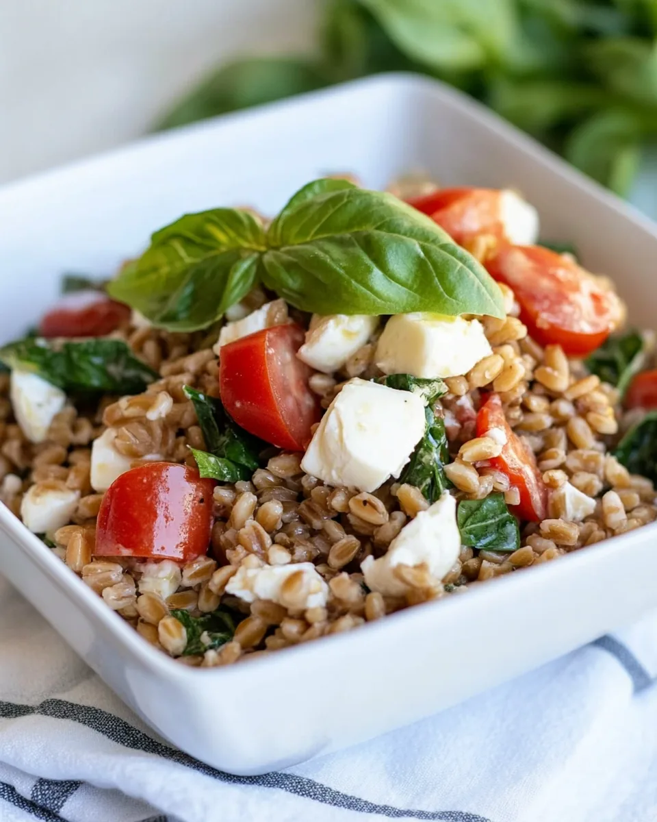 Caprese Farro Salad