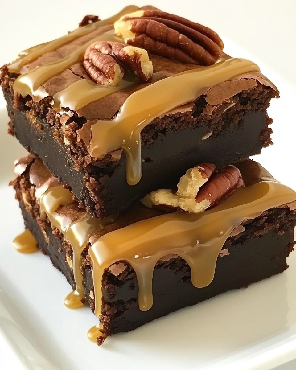 Caramel Pecan Brownies