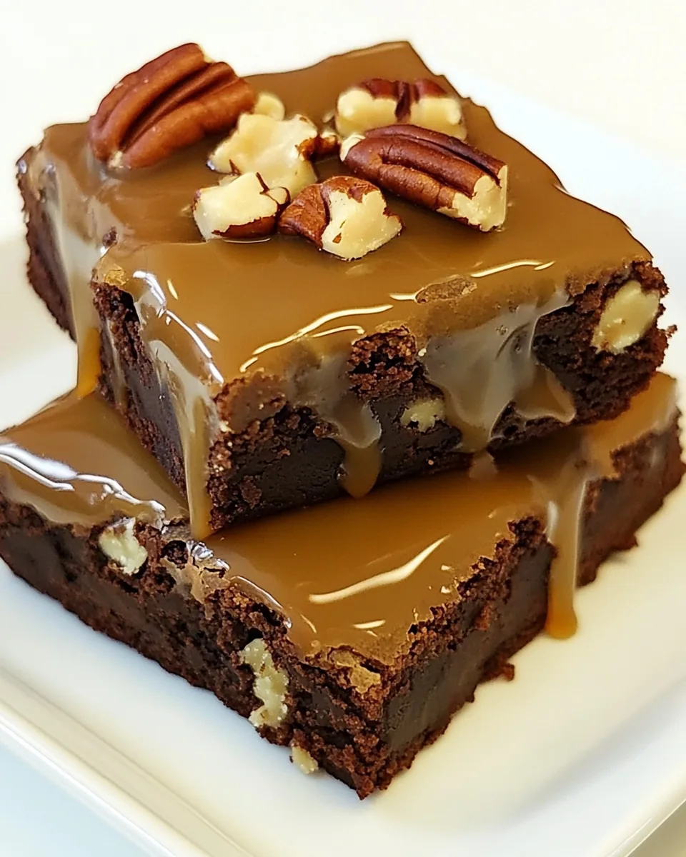 Caramel Pecan Brownies