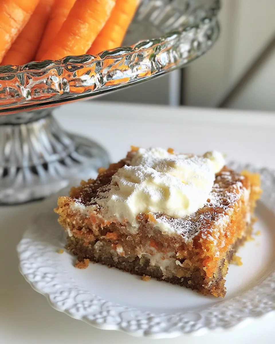 Carrot Gooey Cake