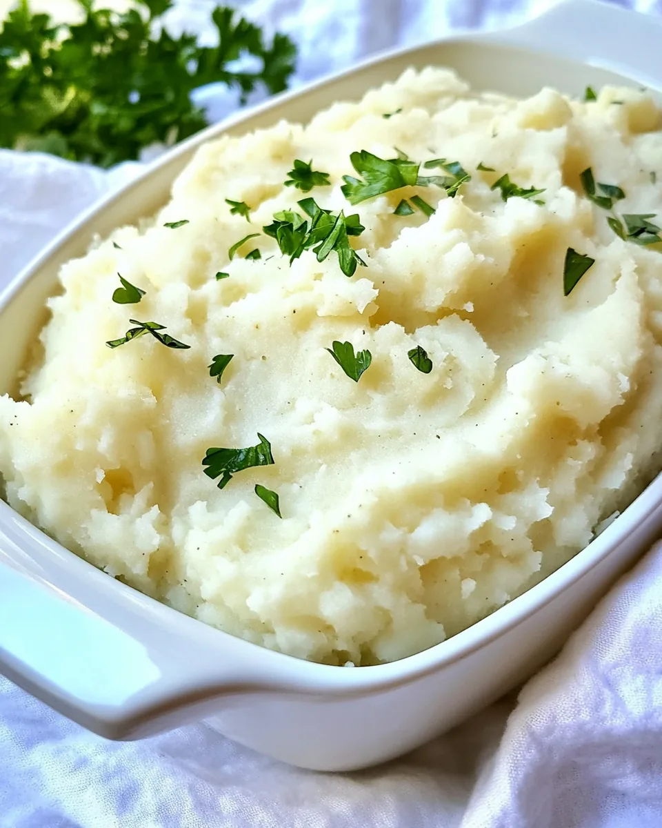 Cauliflower Mashed Potatoes