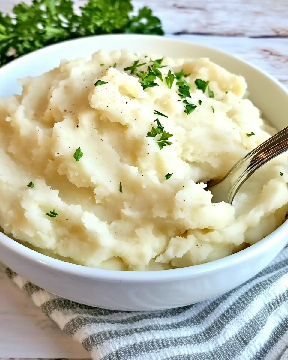 Cauliflower Mashed Potatoes