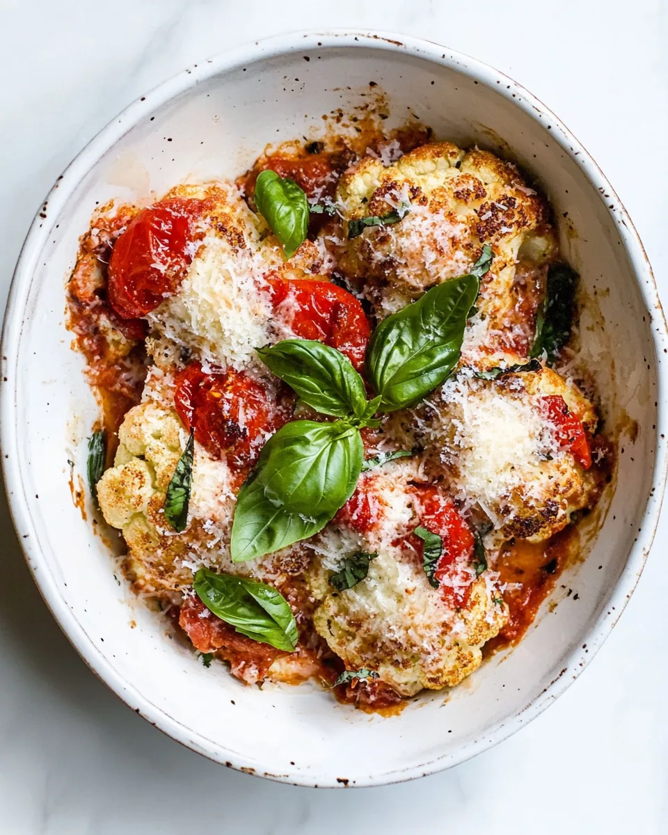 Cauliflower Parmesan