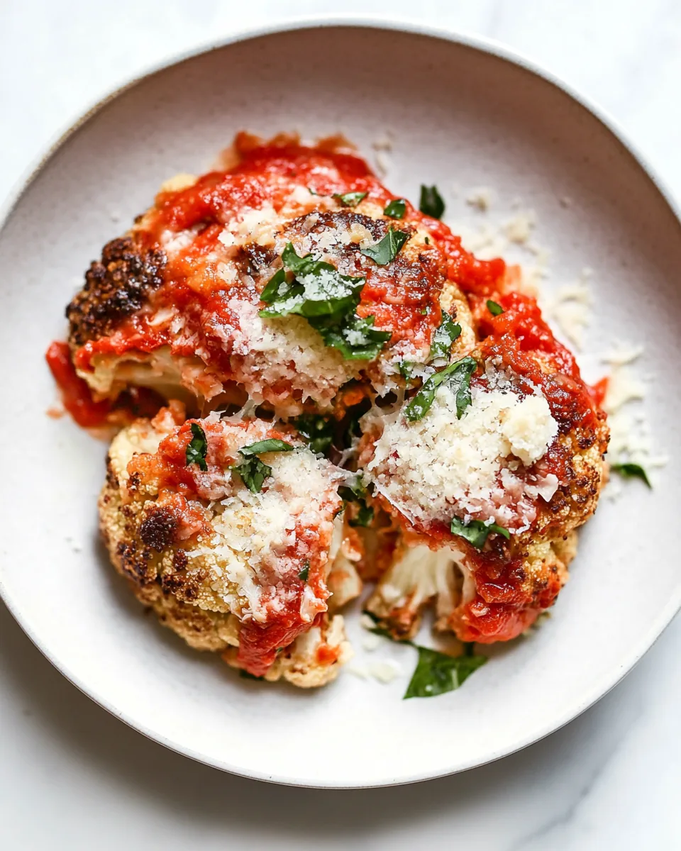 Cauliflower Parmesan
