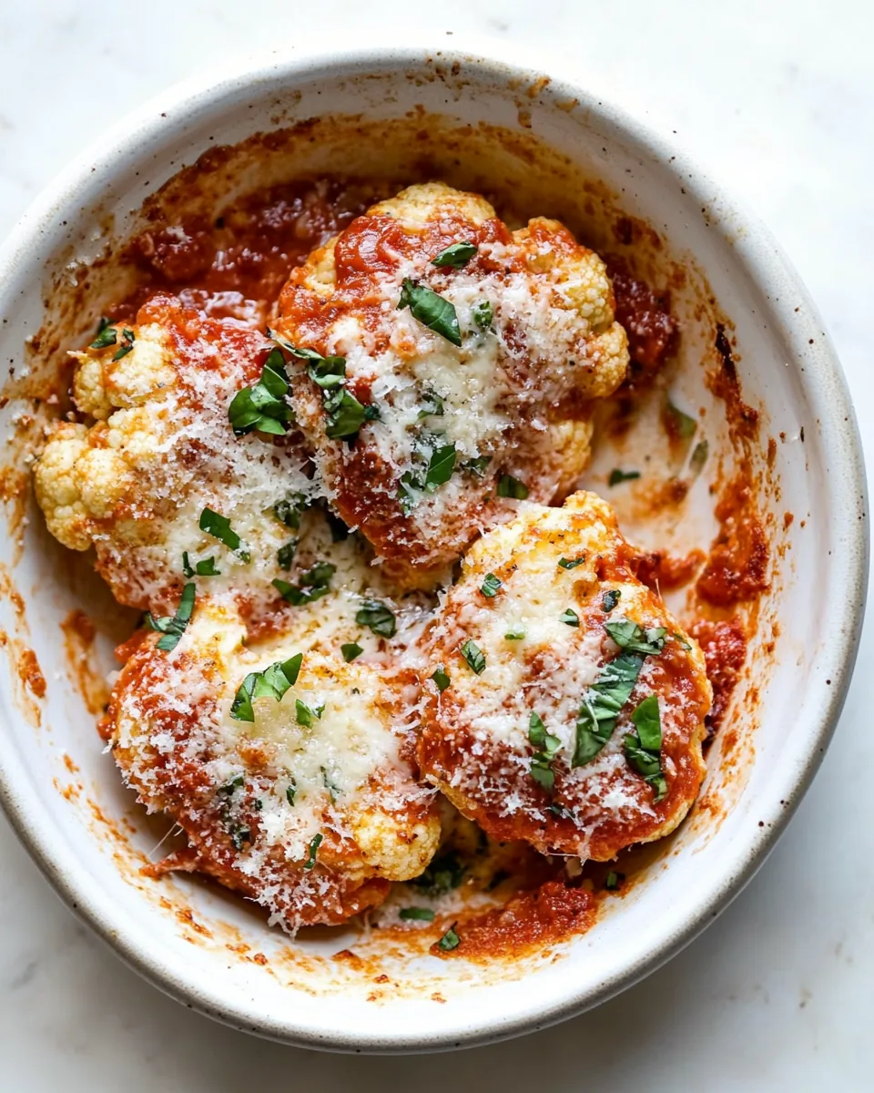 Cauliflower Parmesan
