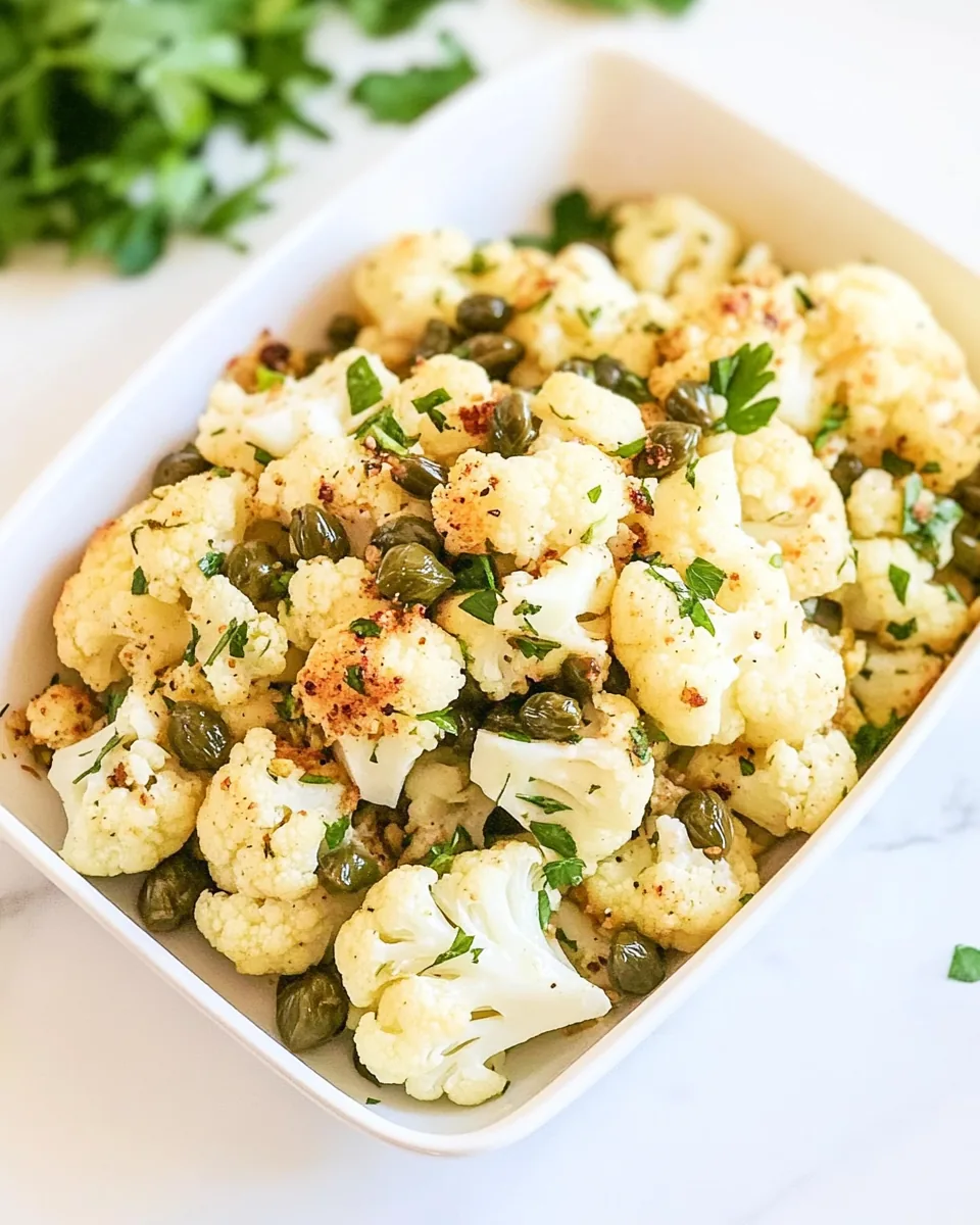 Cauliflower with Capers