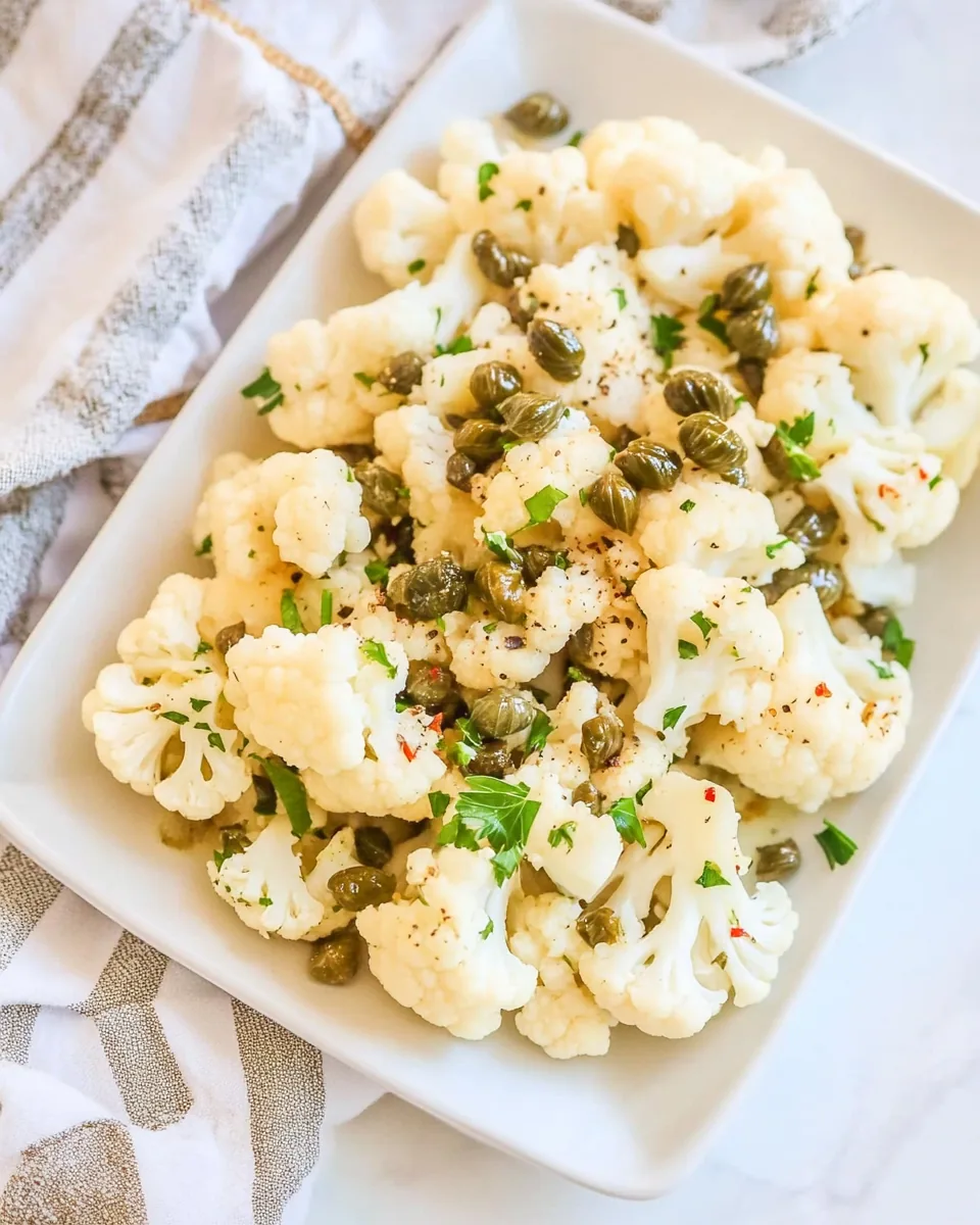 Cauliflower with Capers