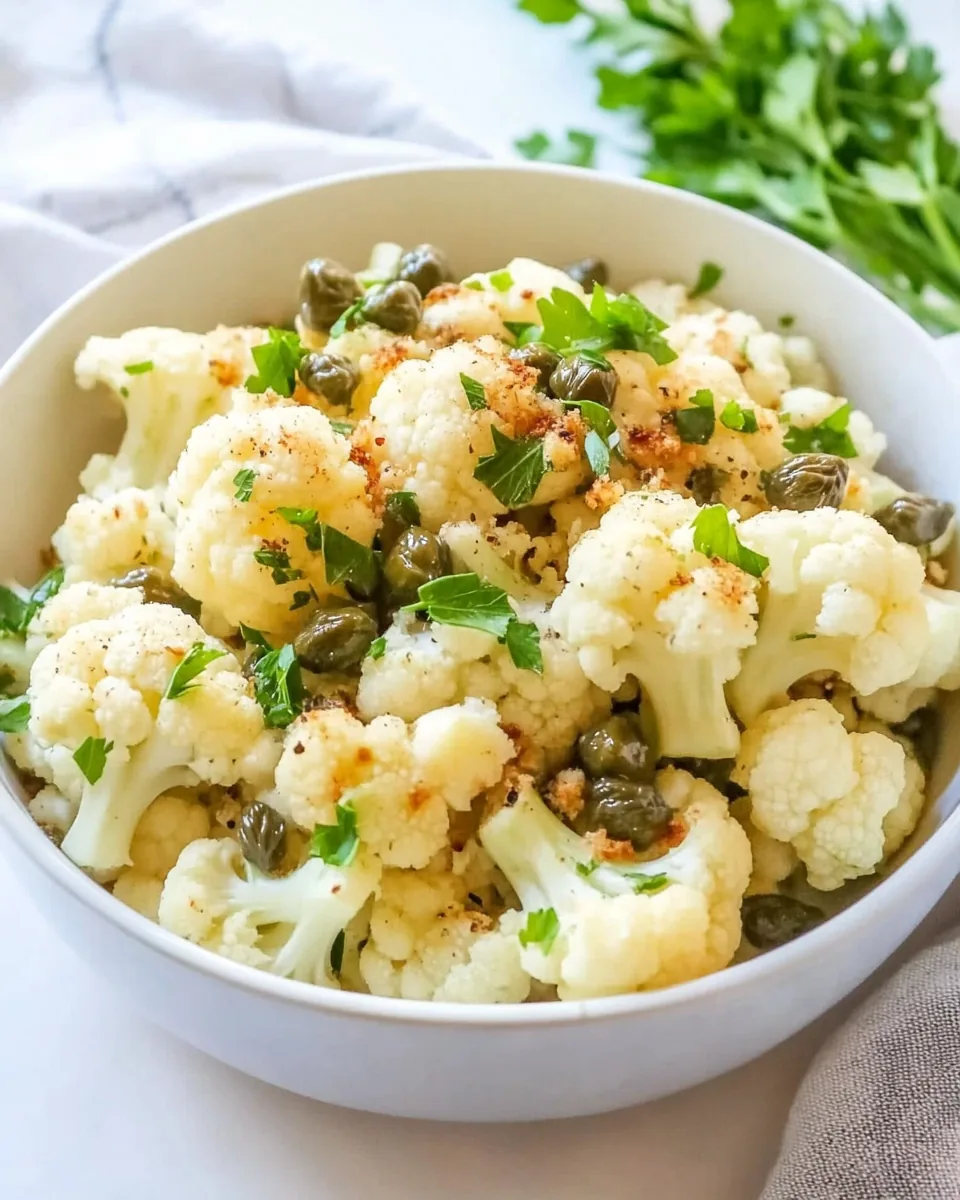 Cauliflower with Capers