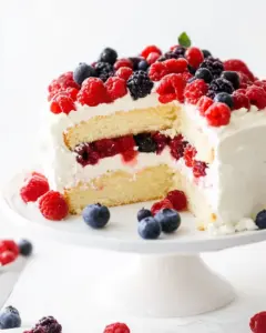 Chantilly Berry Cake