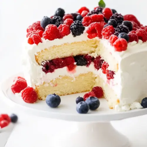 Chantilly Berry Cake
