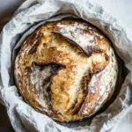 Cheaters No Knead Dutch Oven Sourdough Bread
