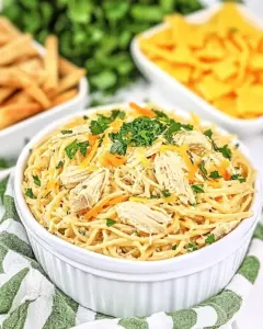 Cheddar Chicken Spaghetti