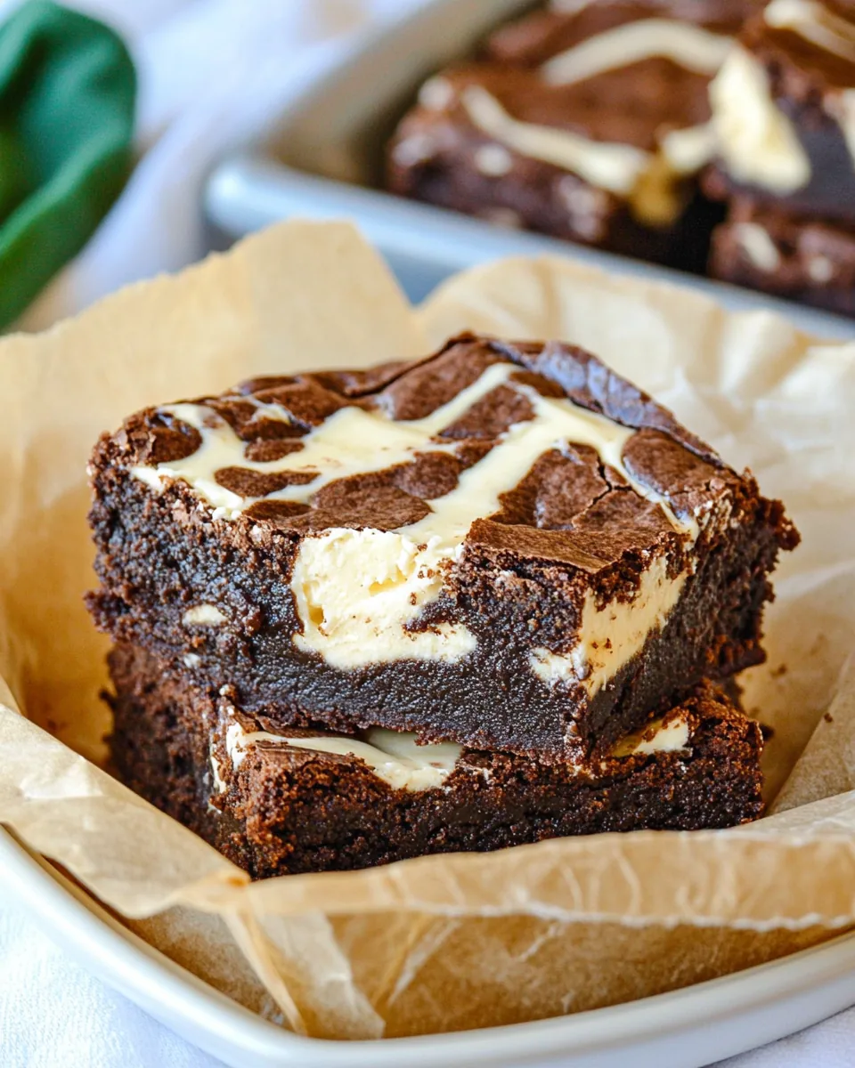 Cheesecake Brownies