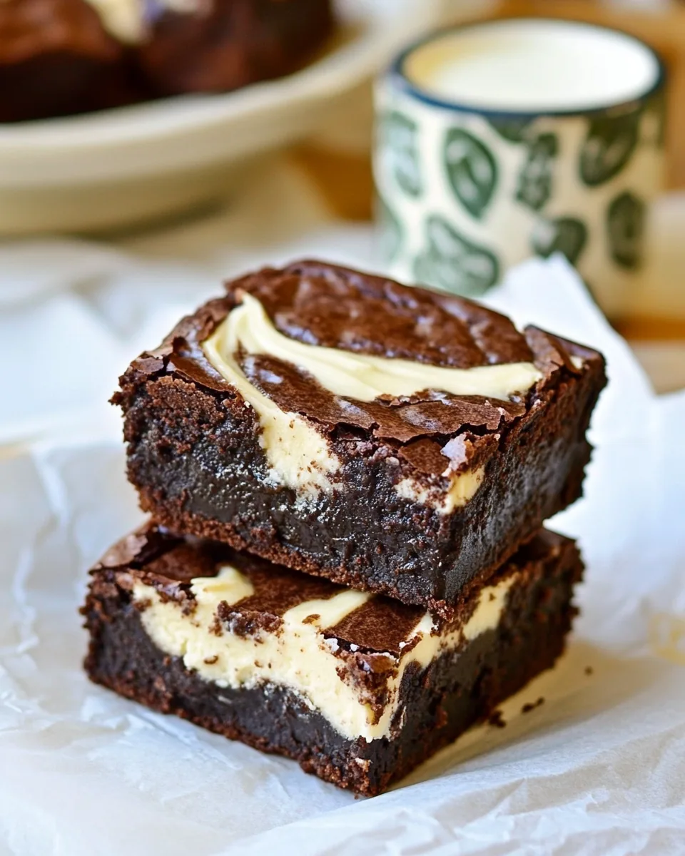 Cheesecake Brownies