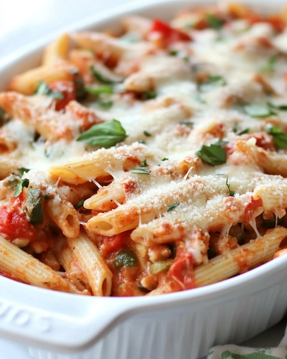 Cheesy Baked Penne