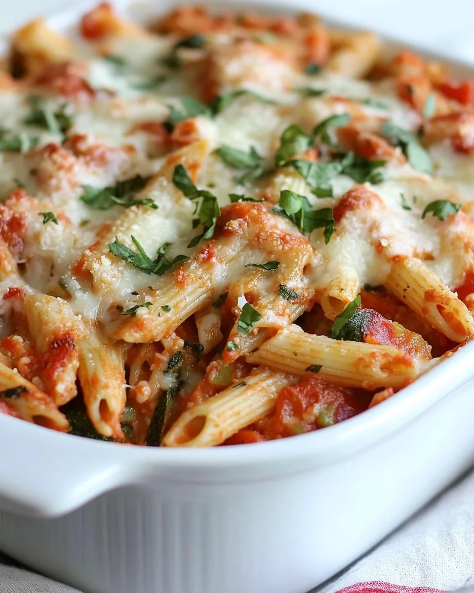 Cheesy Baked Penne