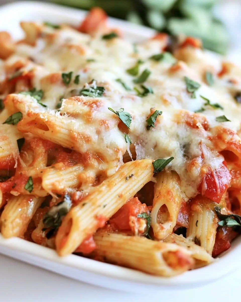 Cheesy Baked Penne