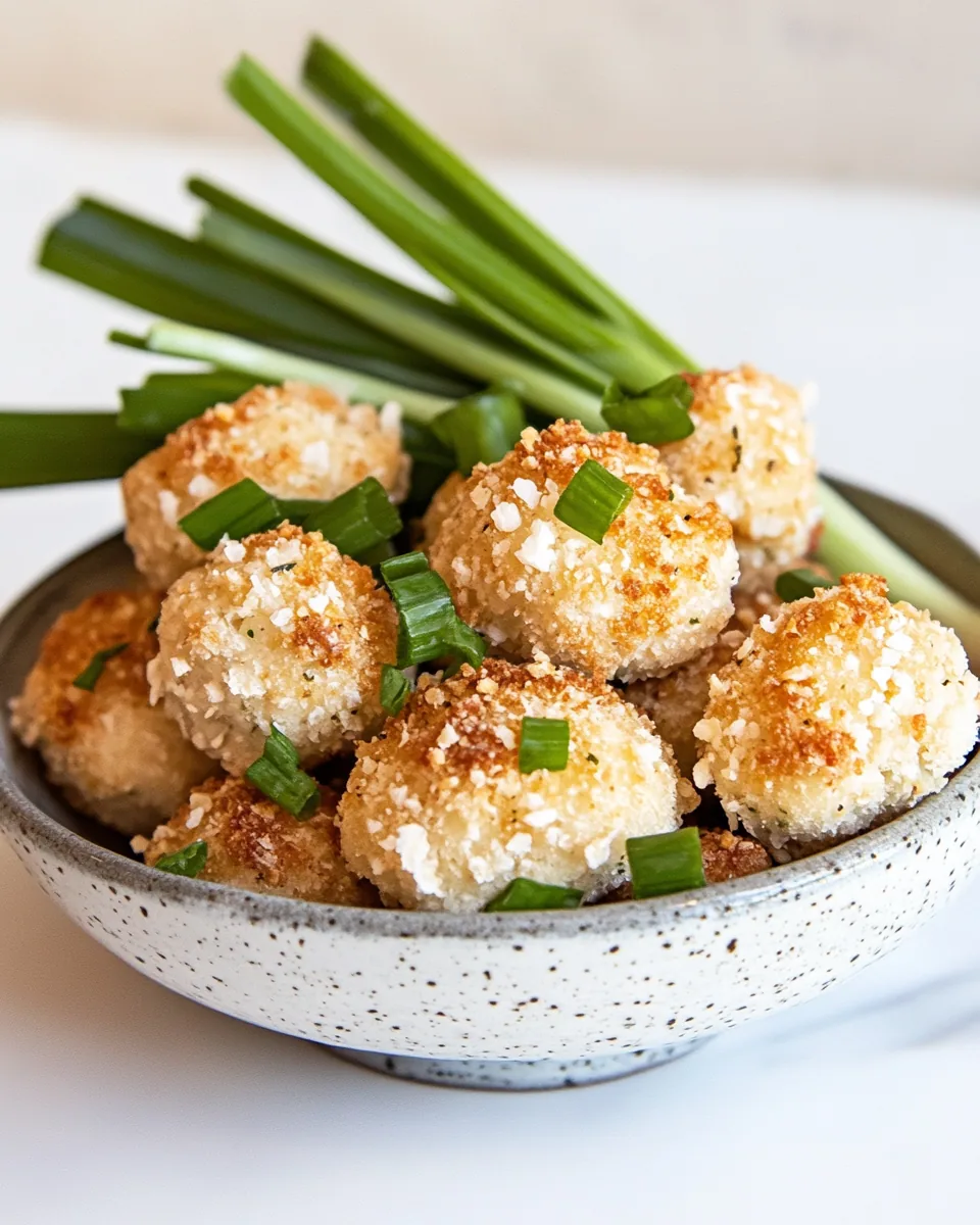 Cheesy Cauliflower Bites