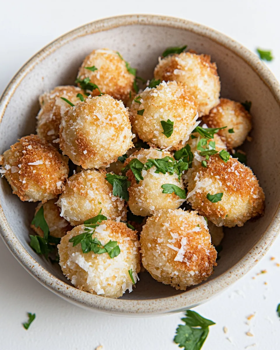 Cheesy Cauliflower Bites