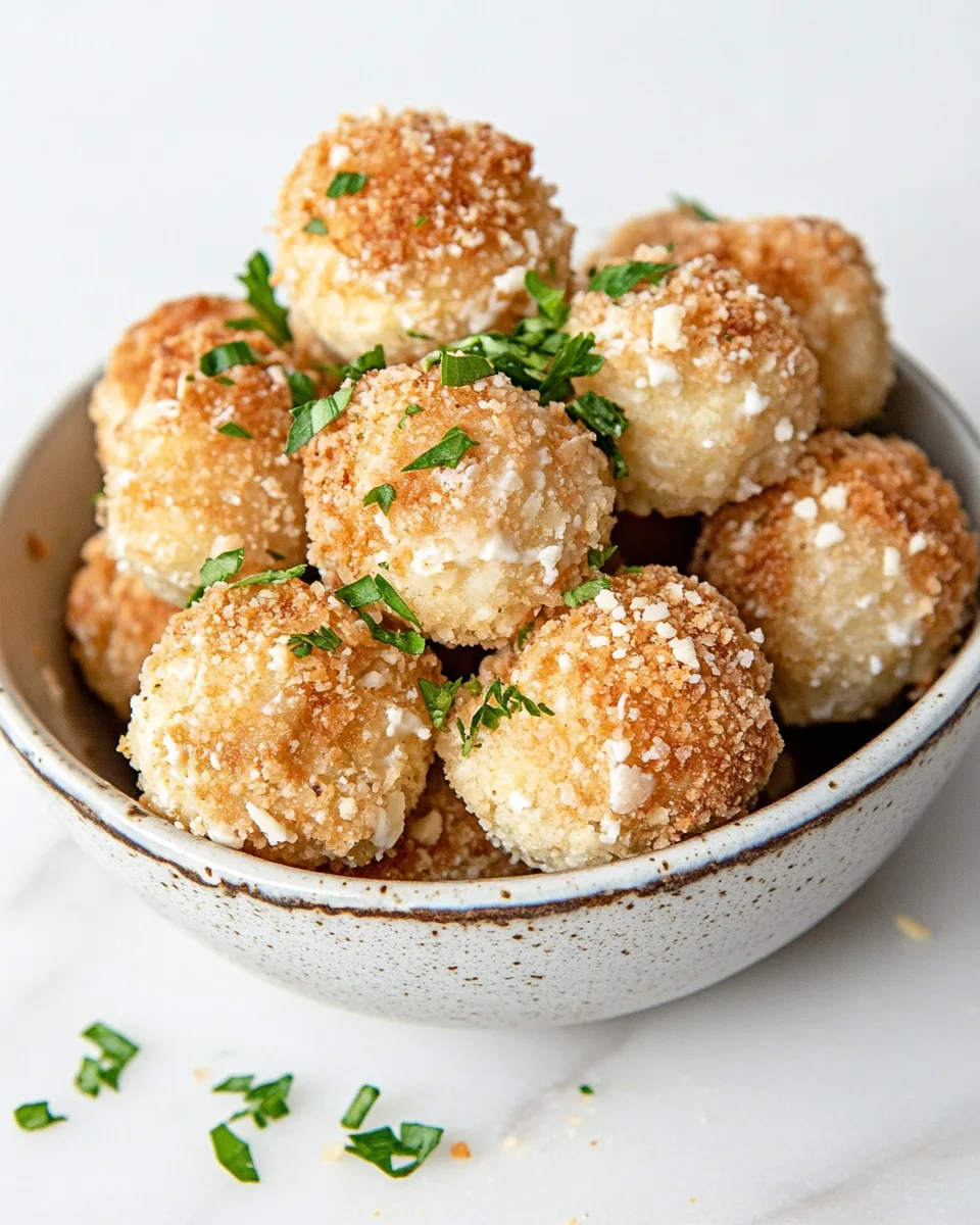 Cheesy Cauliflower Bites