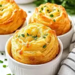 Cheesy Garlic Cruffins