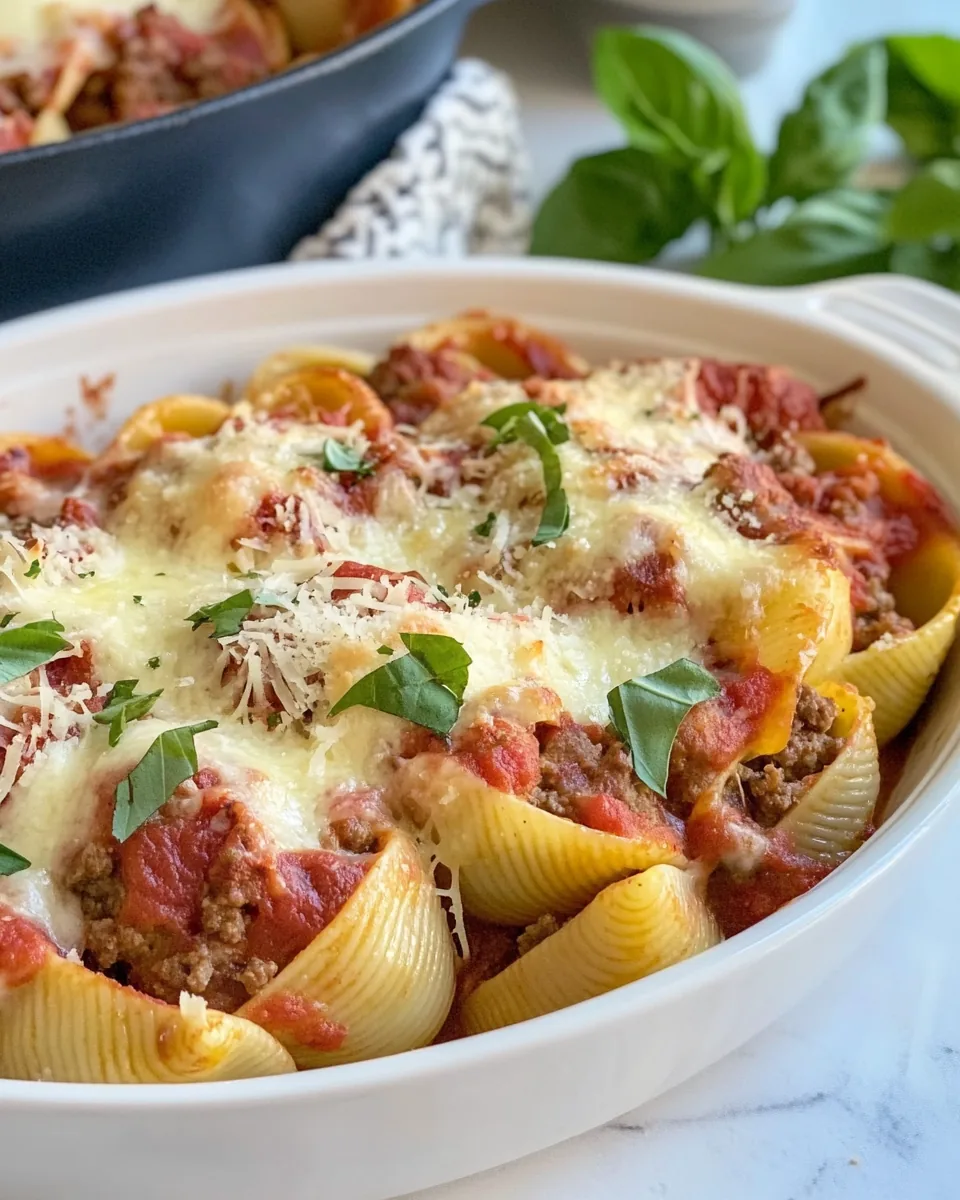 Cheesy Italian Stuffed Shells