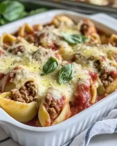 Cheesy Italian Stuffed Shells
