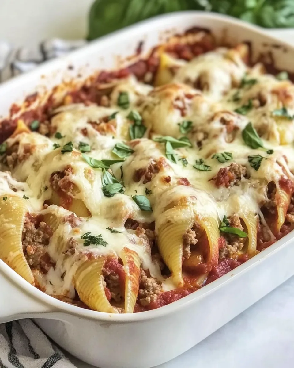 Cheesy Italian Stuffed Shells