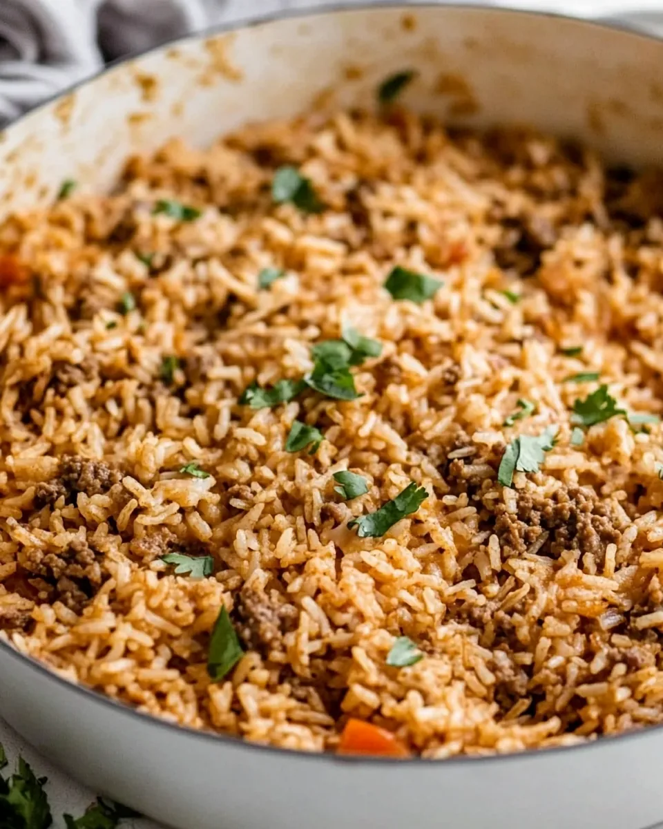 Cheesy Taco Rice Skillet
