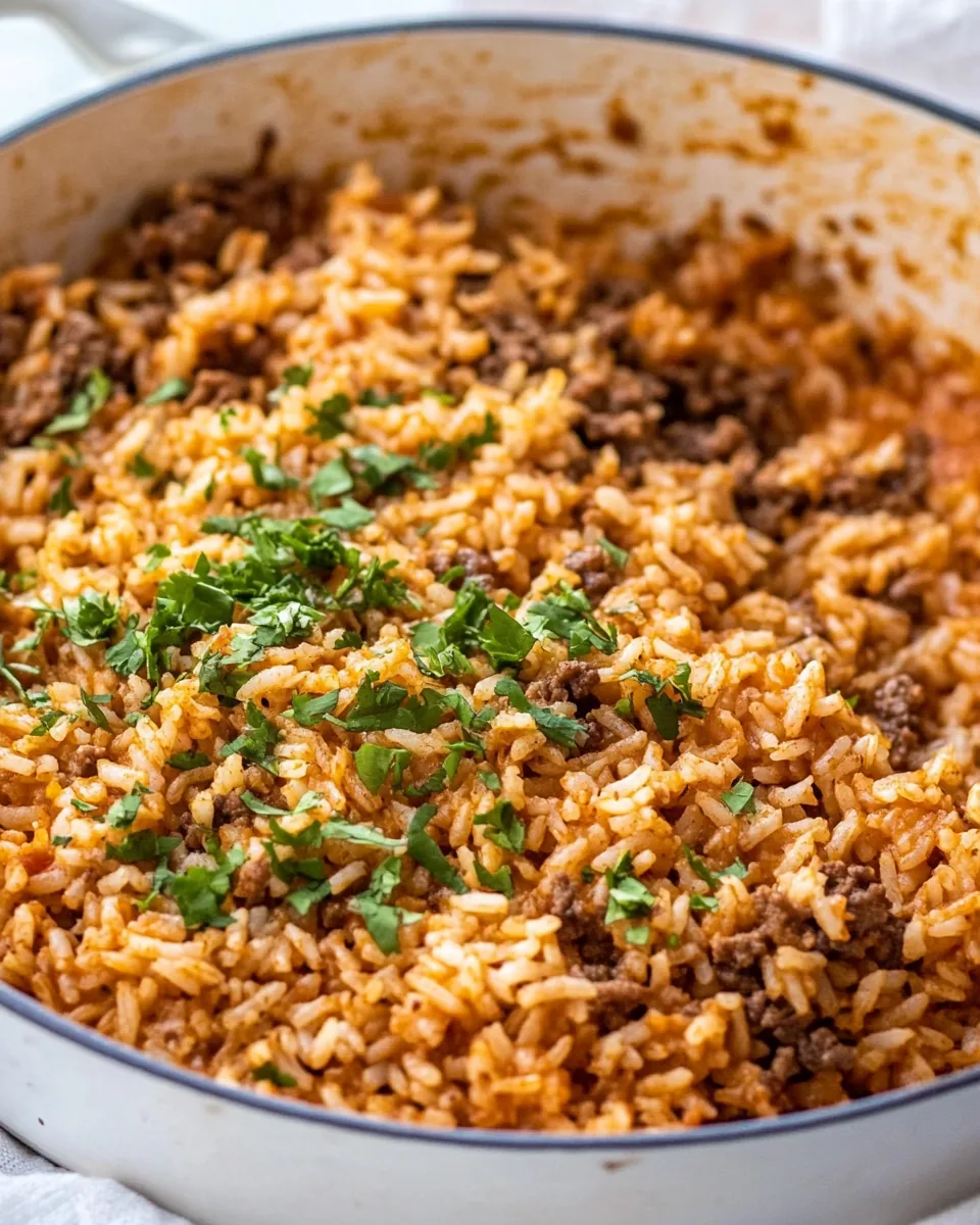 Cheesy Taco Rice Skillet