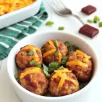Cheesy Turkey Meatballs