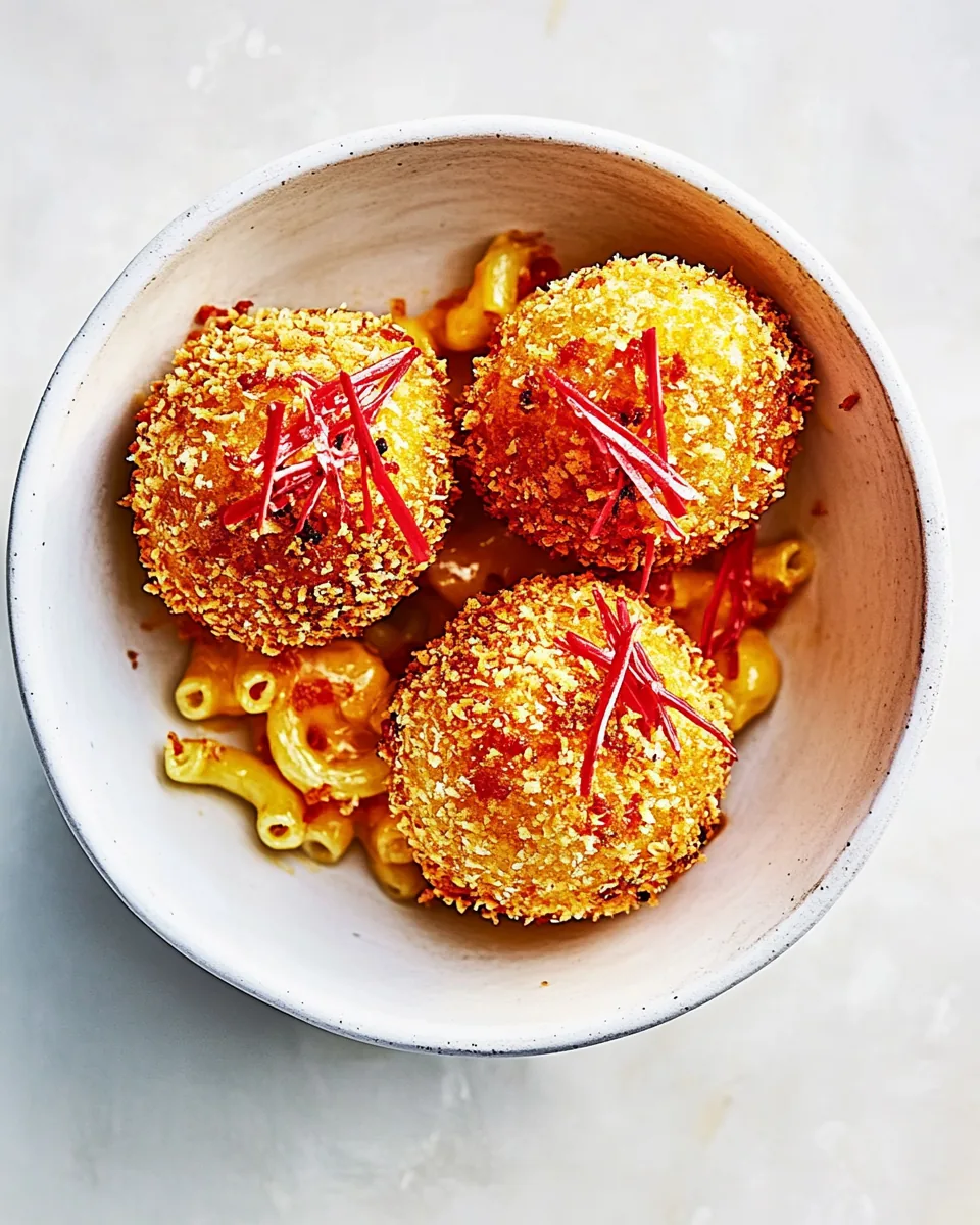Cheetos Flamin' Hot Crunchy Fried Mac and Cheese Balls