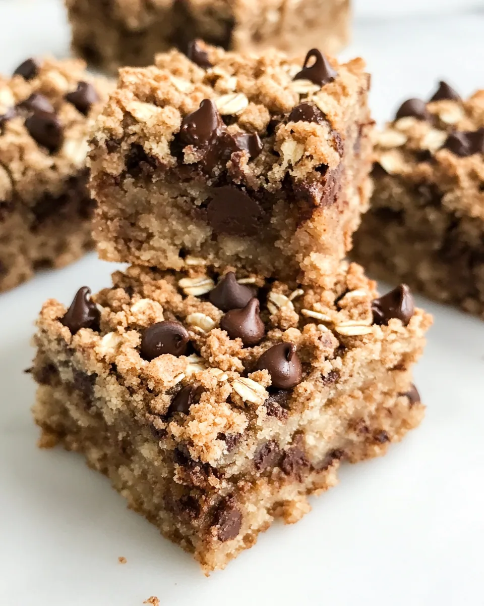 Chewy Chocolate Chip Blondies