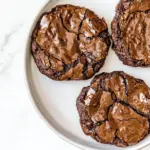 Chewy Gooey Flourless Chocolate Cookies