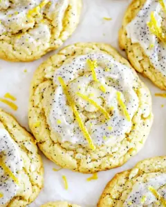 Chewy Lemon Poppy Seed Cookies